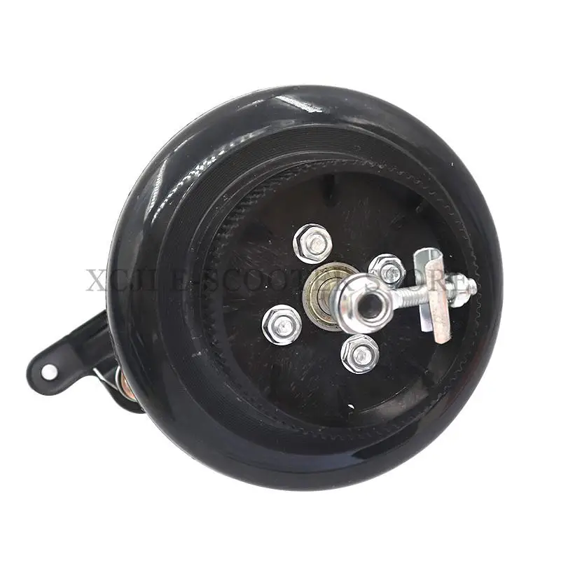 6-дюймовые задние колеса из ПУ 140 мм с приводным механизмом и комплектом тормозов, шина с камерой или безкамерная шина для электроскутера, инвалидной коляски, грузовика.