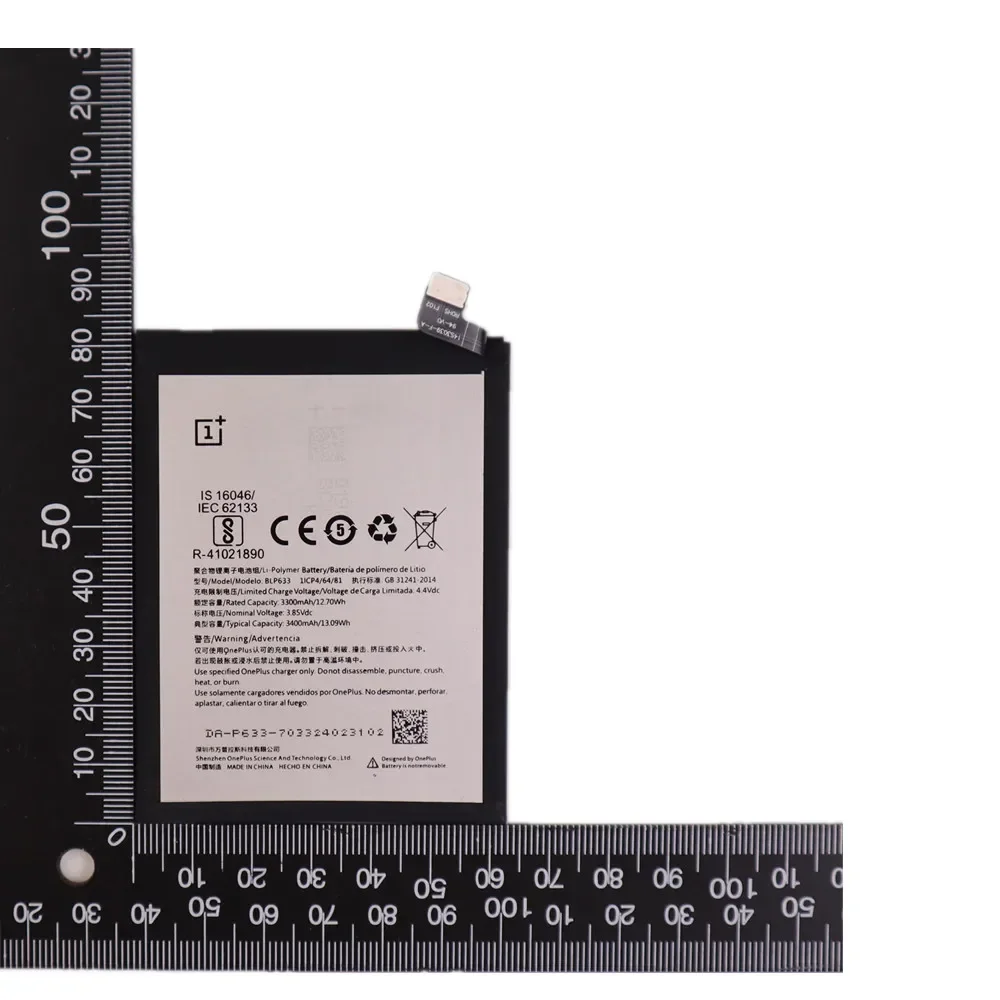 2024 года One Plus 100% оригинальный аккумулятор BLP633 для OnePlus 3T A3010 3400 мАч аккумуляторы