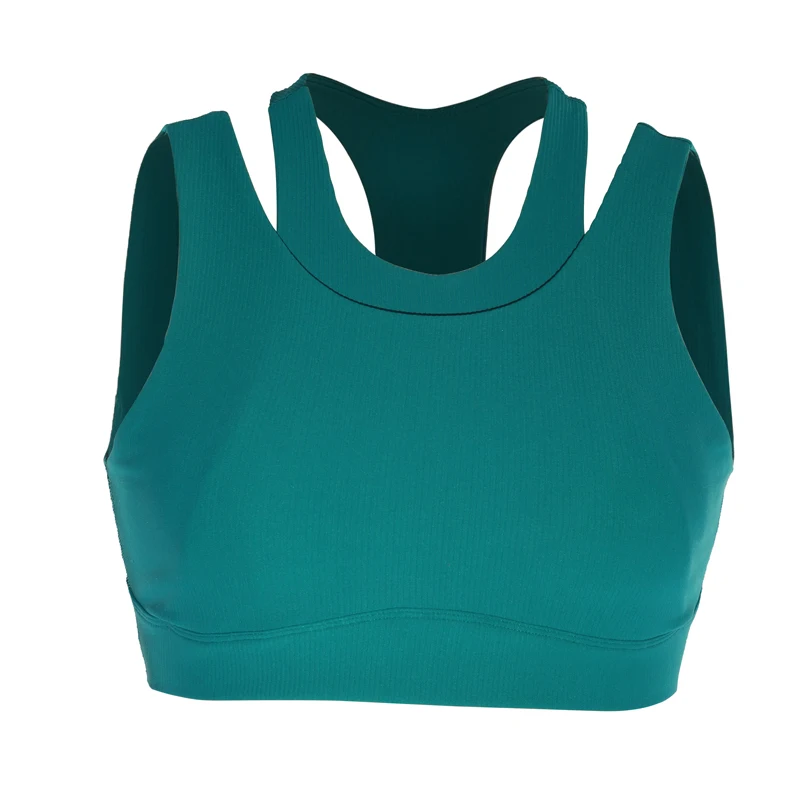 

Sports Bra Shockproof Crop Top Sweat Absorbing Fitness Vest Woman Push Up Gym Workout