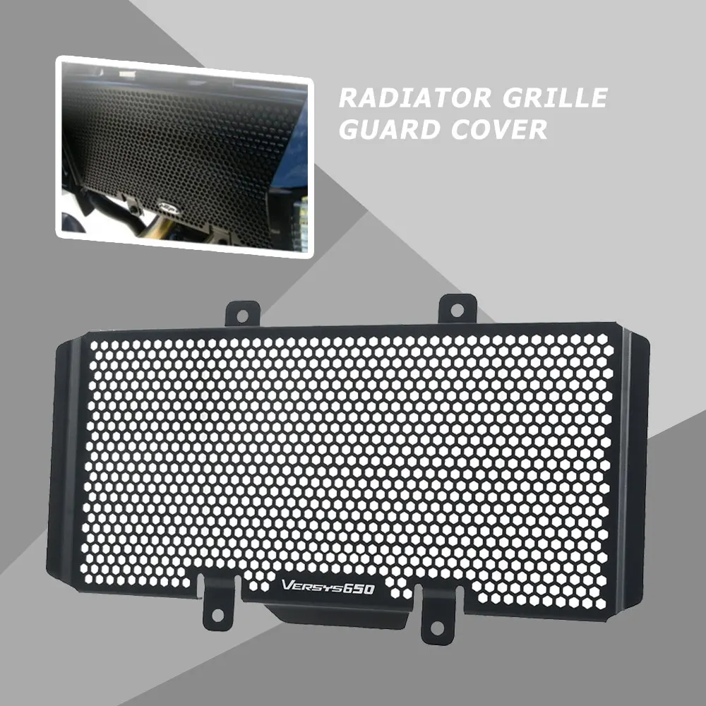 

Motorcycle Accessories For Kawasaki Versys 650 Versys650 Radiator Guard 2010 2011 2012 2013-2014 Radiator Grille Guard Cover 14