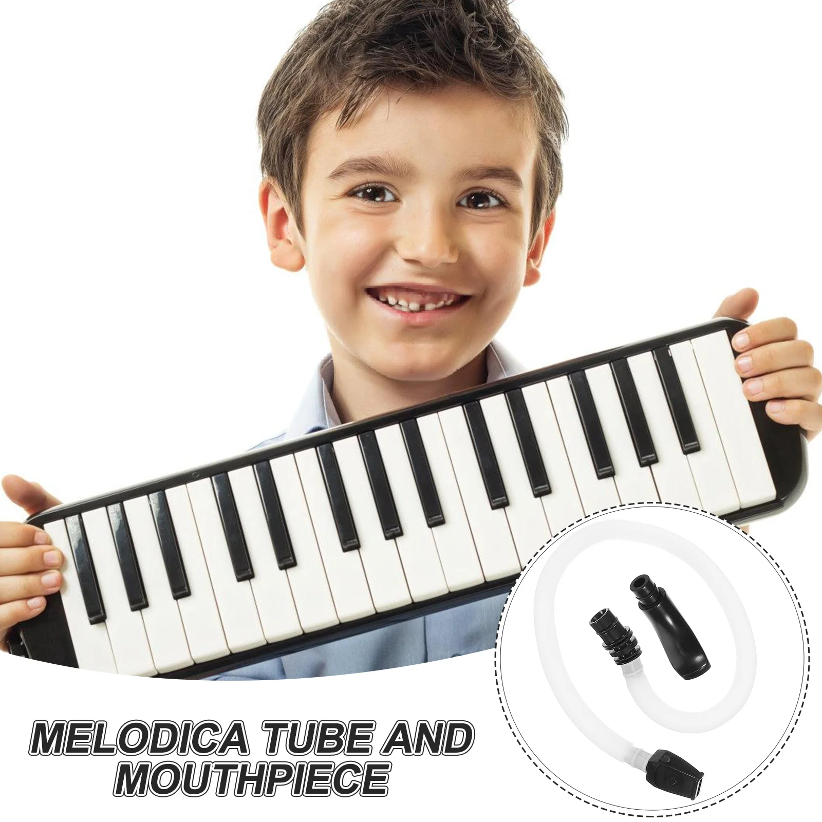 Ротный орган мундштук для выдувной трубки 32/36/37 клавиш длинная гибкая трубка Melodica