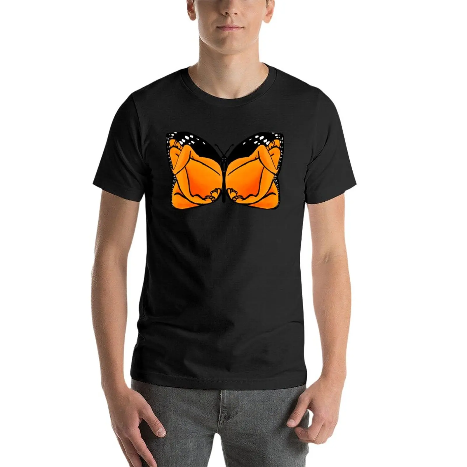 Футболка Monarch с изображением бабочки для женщин рисунком персонажа аниме фанатов