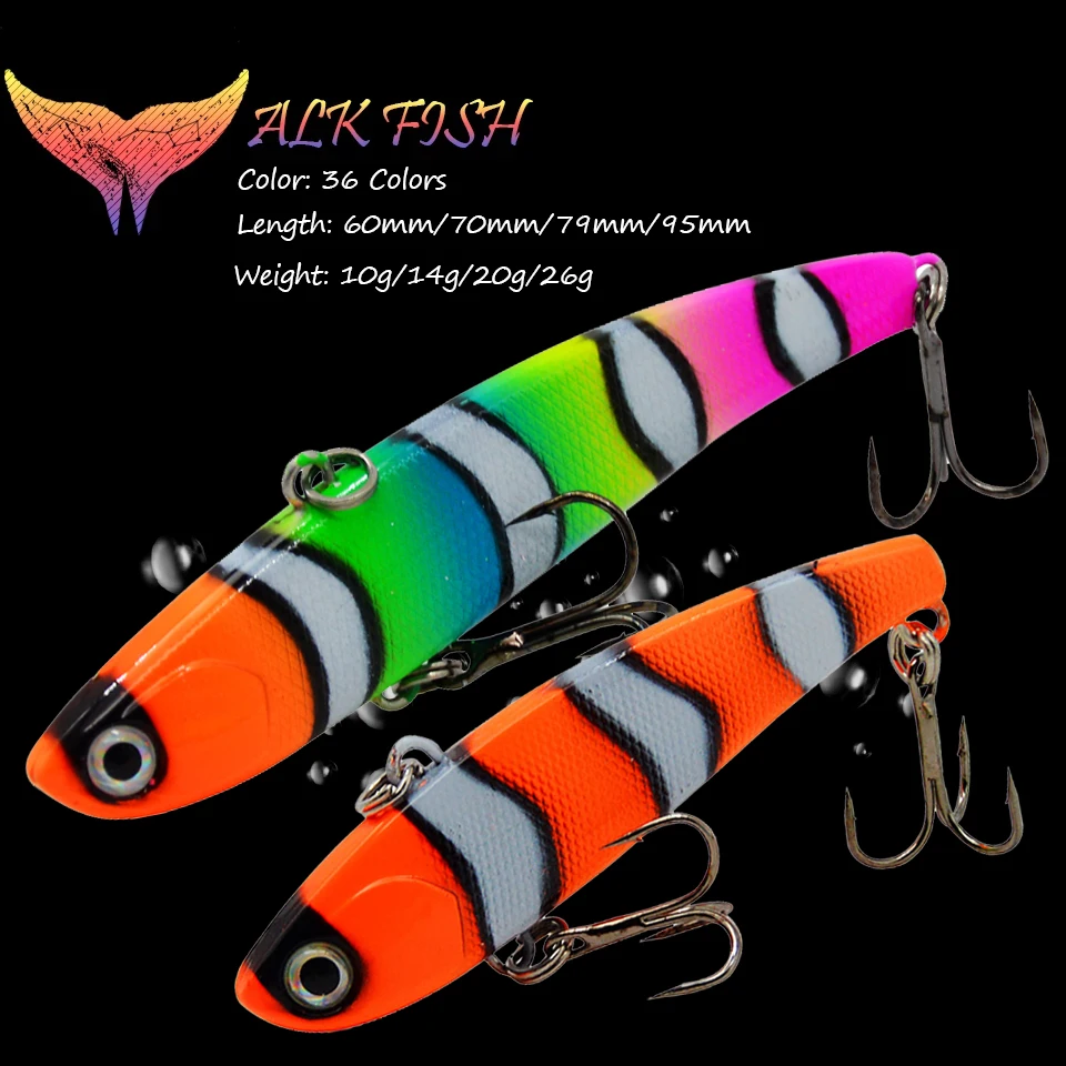 

WALK FISH 1 шт. Тонущая искусственная жесткая пластиковая искусственная ВИБ зимняя ледяная искусственная приманка рыба жесткая приманка