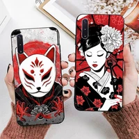 japanese style art japan phone case for redmi 8 9 9a for samsung j5 j6 note9 for huawei nova3e mate20lite cover