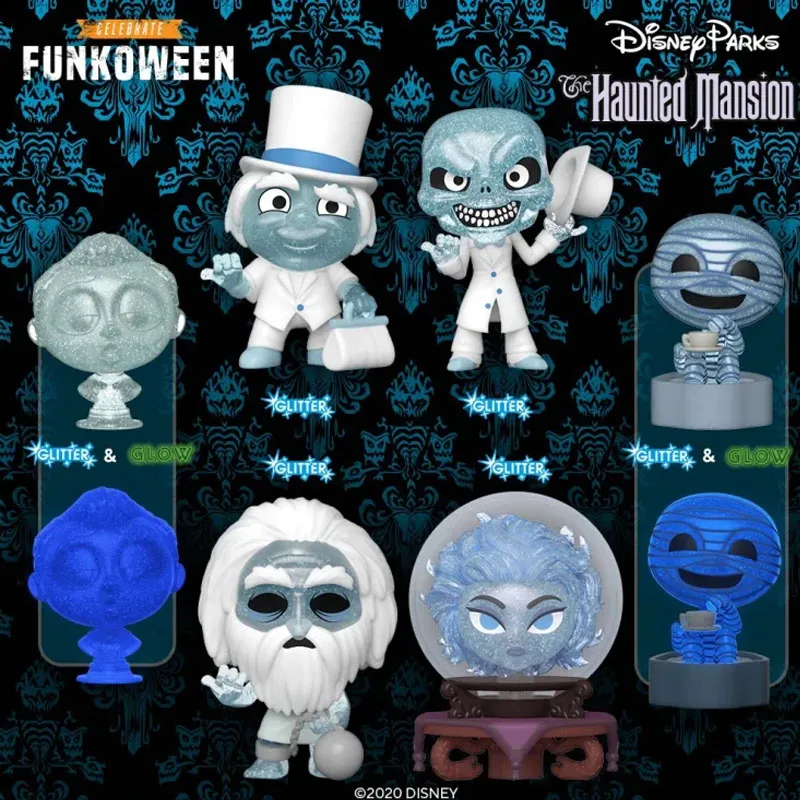 

The Haunted Mansion Jim Abrahams Phineas #164 Gus #162 Ezra #162 Vinly Figure Funkoe Figure Toys