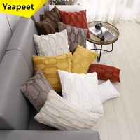 fashion thick cushion cover 30x50 45x45cm decor sofa pillow cover for liivng room pillowcase geometric plush cushion covers