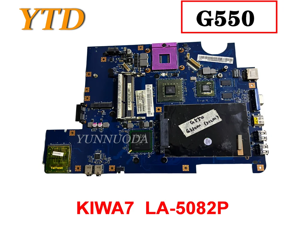 

Original for LENOVO Ideapad G550 Laptop motherboard KIWA7 LA-5082P tested good free shipping