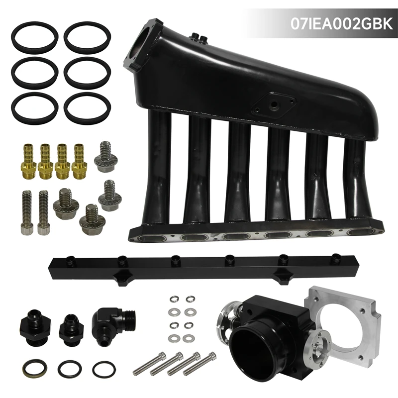 

Black Intake Manifold +Throttle body+ Fuel Rail Kits Fits For BMW E36 E46 M50 M52 M54 325i 328i 323i M3 Z3 E39 528i