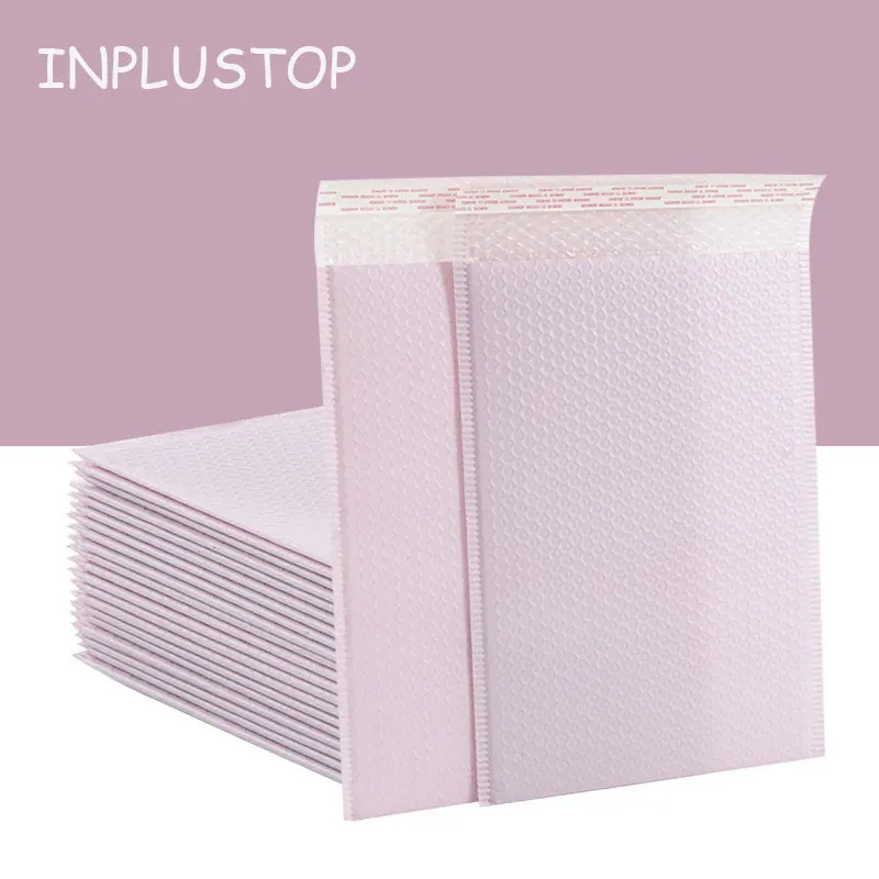 

INPLUSTOP, 20 шт./партия, светло-фиолетовая, стандартная Противоударная полиэтиленовая пленка, Доставка почтой, мягкая Курьерская сумка, Органайз...