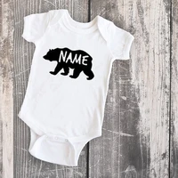 mama bear tshirt papa bear shirt baby top new summer mommy and me outfit family daddy kids matching clothes print casual