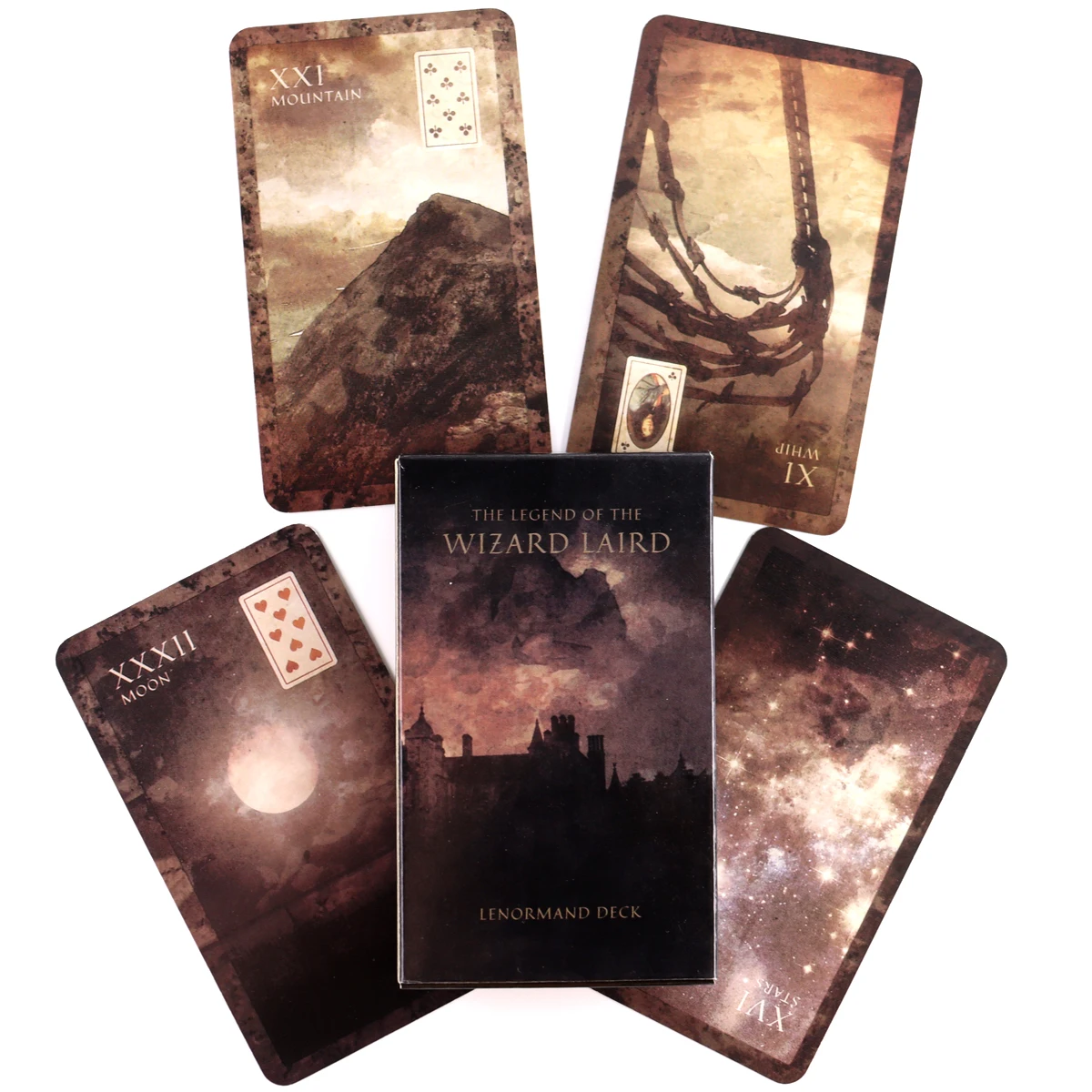 

Настольная игра с картами The Legend Of The Wizard Laird Lenormand, настольная игра для мультиплеера, игры для вечеринки, Таро-колода с PDFGuide