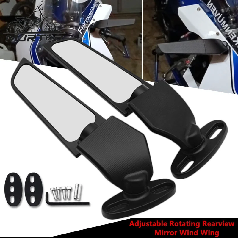 

Motorcycle Swivel Rearview Mirrors Wind Wing For DUCATI Panigale V2 PANIGALE V4 V4S 2018-2022 Adjustable Rotating Side Mirrors