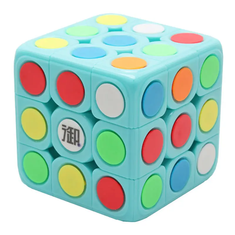 

3D Dice 3x3 Magic Cube Warrior S Stickerless Professional Speed Puzzles Cubes Montessori Educational Games for Kids Fidget Toy