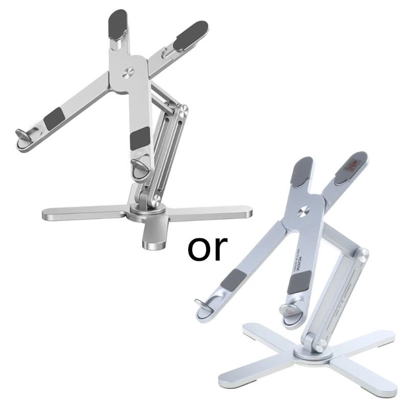 Регулируемая алюминиевая подставка для ноутбука с поворотным столом на 360