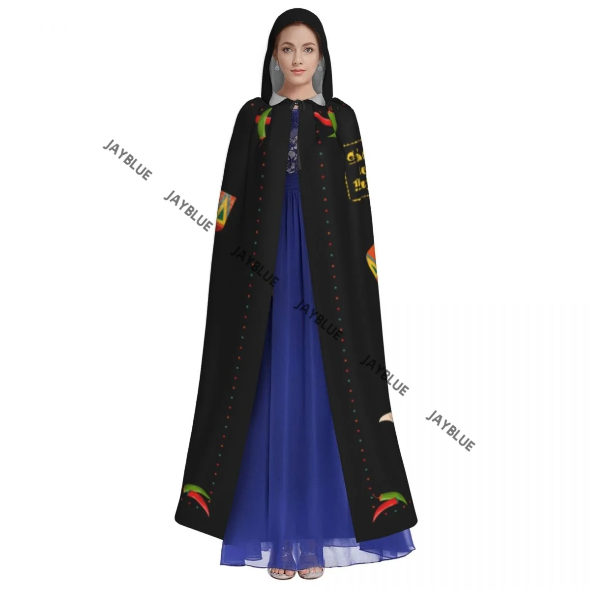 Унисекс для взрослых улыбающийся мексиканский череп с пепером Хаalapeno плащ усами