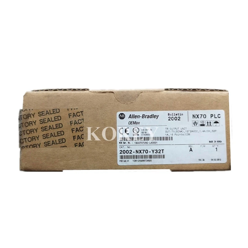 

AB NX70 SERIES PLC MODULE 2002-NX70-Y32T BRAND NEW