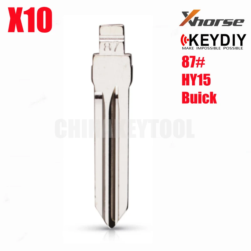 

87# Metal Blank Uncut Flip Folding KD Replacement Remote Key Blade Type #87 For Buick LaCrosse Original Blade
