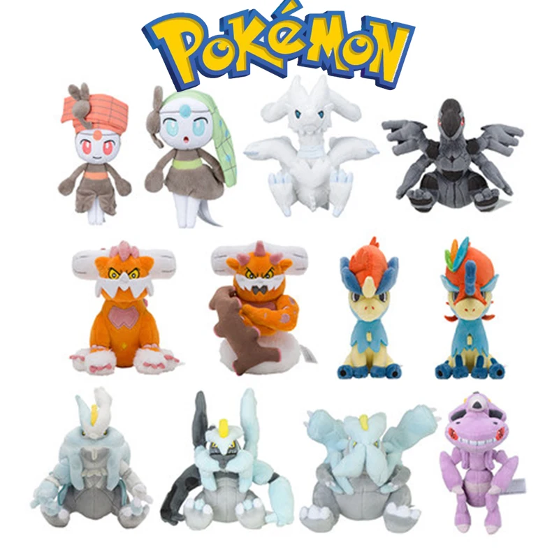 Плюшевая кукла Pokemon Fit, игрушки Kyurem Keldeo Meloetta Genesect, аниме фигурки, мягкие плюши, оригинальные кавайные подарки для детей