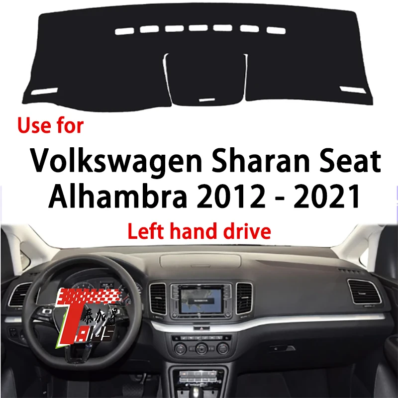 

TAIJS Factory car accessories Polyester Fibre Car Dashboard Cover For Volkswagen Sharan seat Alhambra 2012-2021 Left hand drive