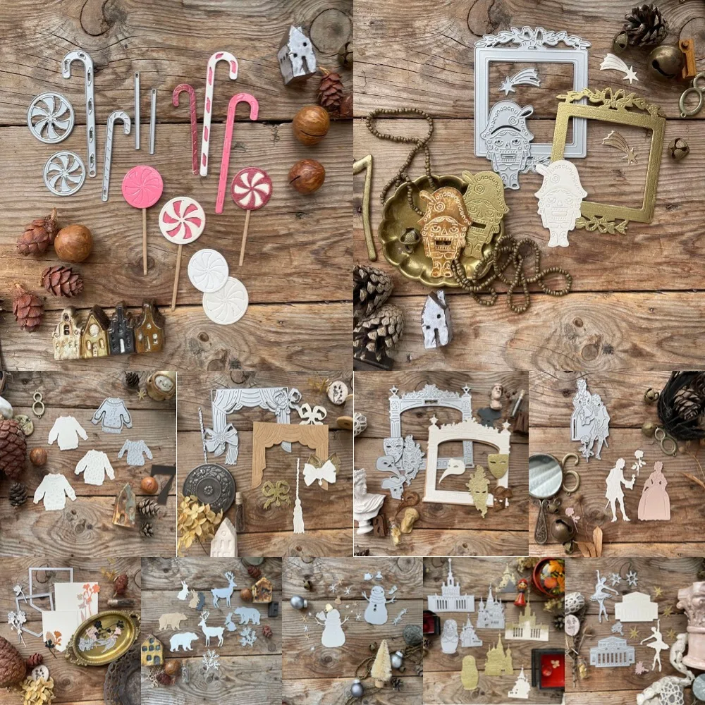 Резка металла танцующая балетная рамка для девочек штампы 2024 новые шаблоны