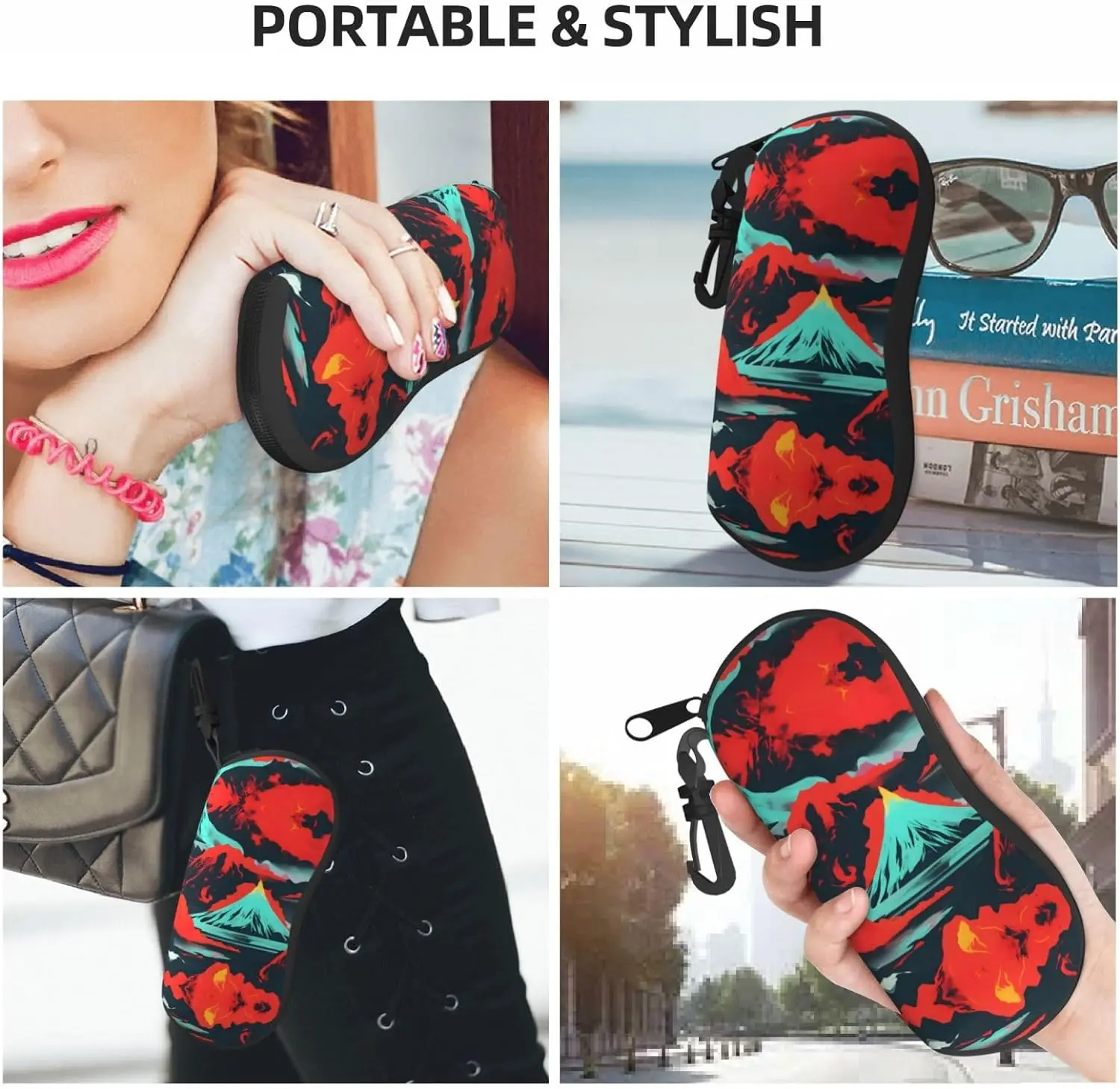 Солнцезащитные очки с узором в виде фейерверка мягкие переносные неопреновые на