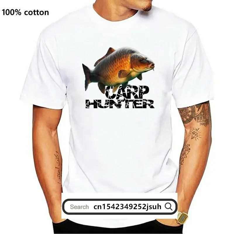 

New Fashion MenWomen Carp Hunter Fish Funny 3D Print Casual T-Shirt