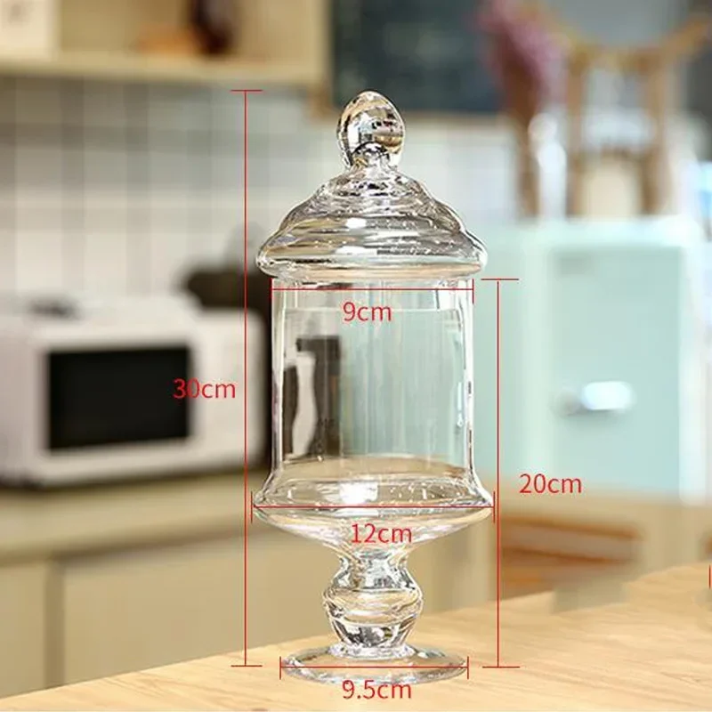 

Прозрачная стеклянная банка для хранения