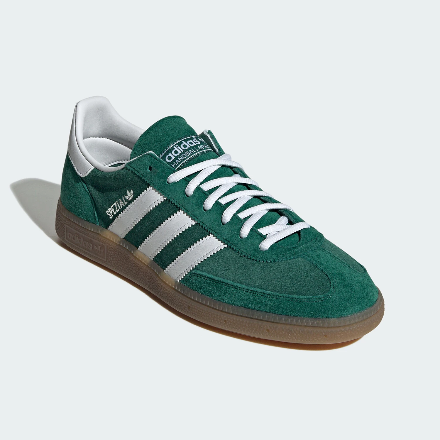 Фото Оригинальные мужские и женские спортивные низкие кроссовки Adidas Spezial Three Leaves IF8913 №2