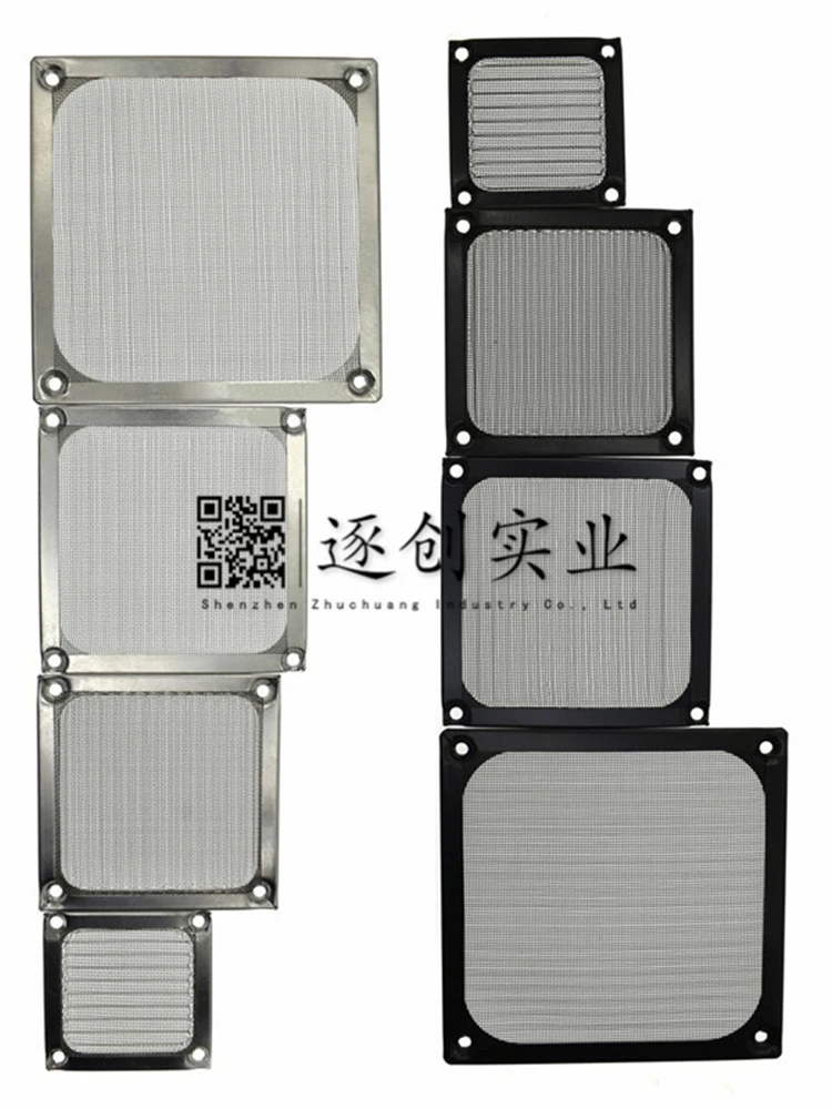 

6 см, 8 см, 120 дюйма, пылезащитный экран для вентилятора, внешний экран из нержавеющей стали, алюминиевая рамка, защитный чехол для фильтра