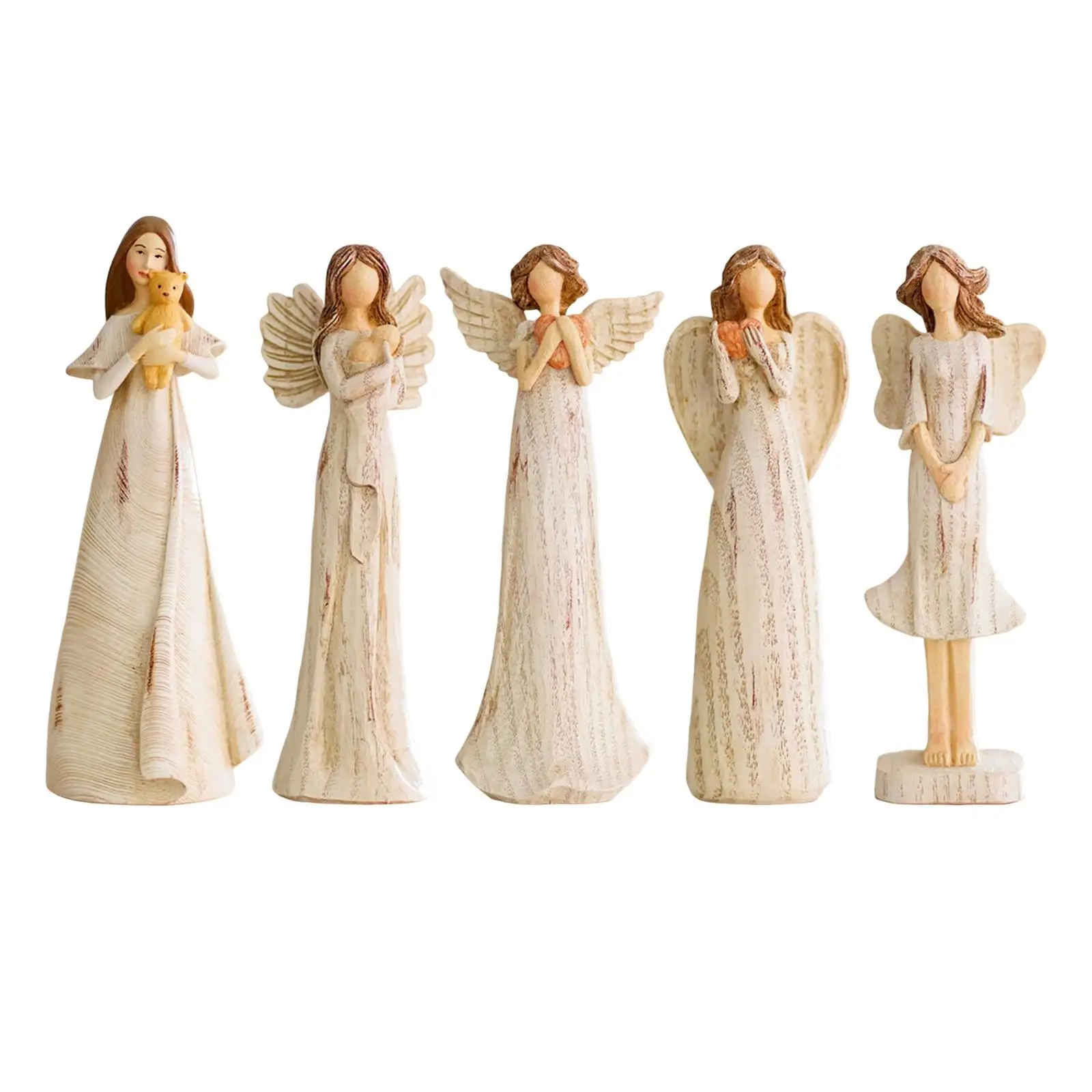 

Статуэтка ангела, статуэтка крыла херуба, коллекционная статуэтка в европейском стиле из смолы для книжной полки, шкафа, комнатного декора гостиной