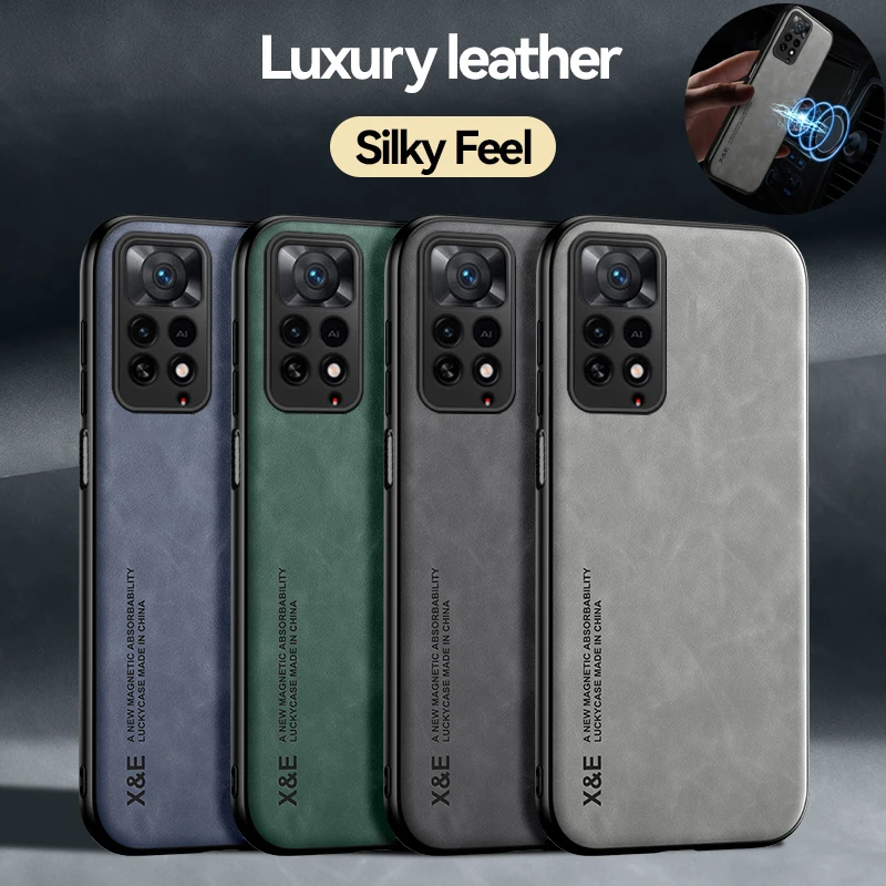 

Magnetic Sheepskin Leather Case For Xiaomi Mi 12 12X 11 10 11T 12T 12 Lite 12S Ultra Poco X3 F3 F4 X4 GT M3 M5 M4 Pro Soft Cover
