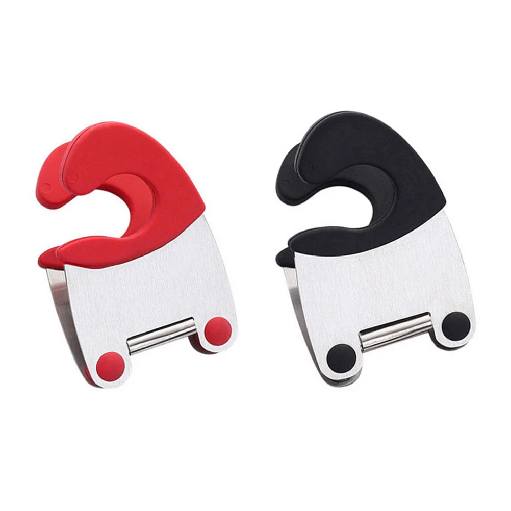 

Spoon Pot Clip Rest Holder Anti Grip Scald Kitchen Side Steel Stainless Folder Clips Utensil Resistance Heat Resistant Clamp Pan