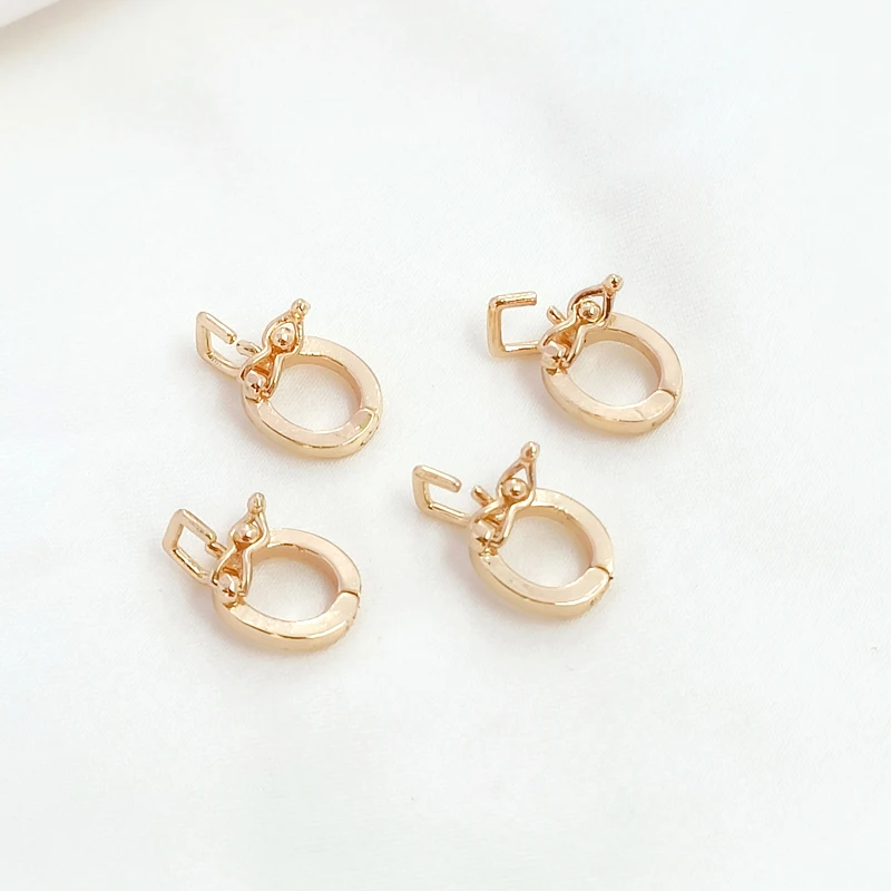 

2 pieces Copper clad 14K Gold Pendant buckle DIY made jewelry discovery Necklace Bracelet connecting buckle accessories