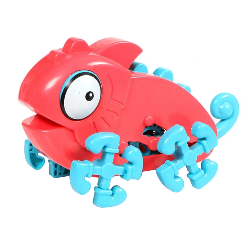 

DIY Assembled Chameleon Toys Electric Chameleon Model Crawling Toys Mini Chameleon For Boys And Girls Gift