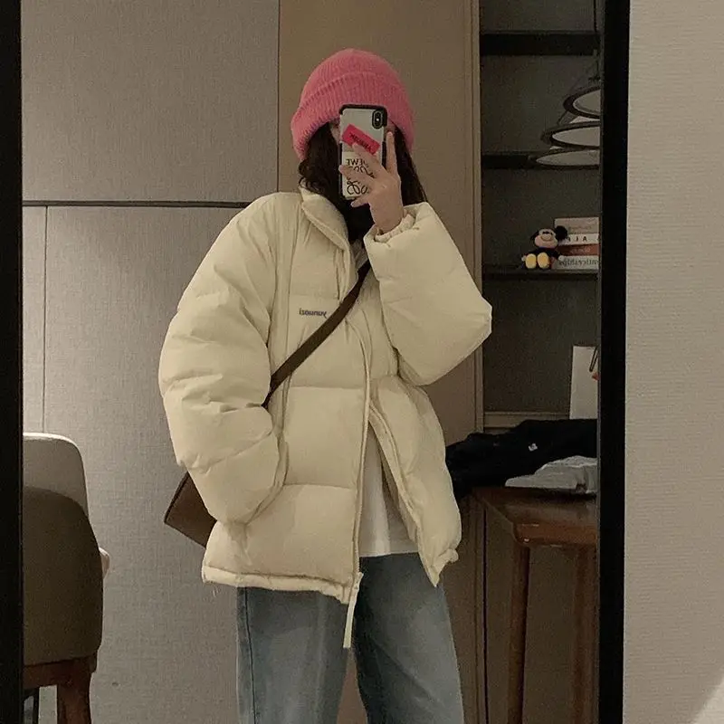 Thick Cotton-padded Jacket Winter Jacket Women 2023 Short Men's and Women's Parka Warm Fashion Coat Street Coat Parkas Chaquet