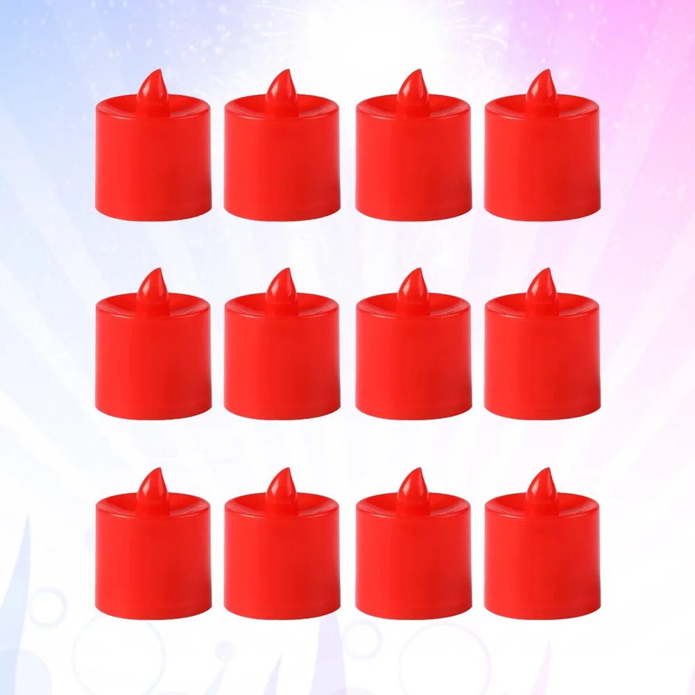 24 шт. лампы банкетный орнамент романтические украшения для вечеринок красные