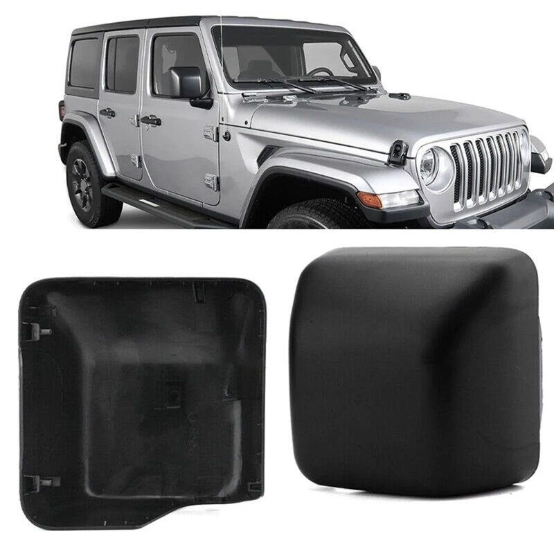 Левая и правая боковая крышка зеркала заднего вида для Jeep Wrangler 2018-2023 68361961AA 68361960AA