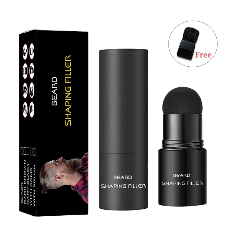 

Мужской наполнитель для бороды, водонепроницаемый штамп для наполнения усами, набор для придания формы, салонный инструмент для укладки во...