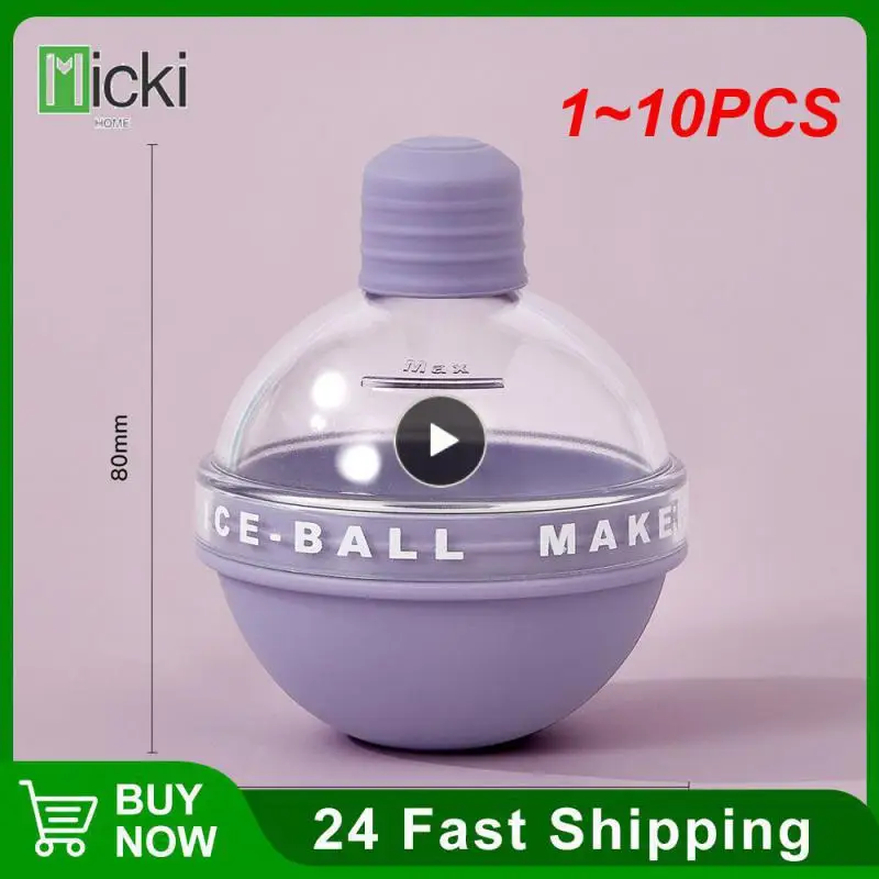 

1 ~ 10 шт. креативная форма для ледяных шариков, форма для виски, сферические лампочки, форма для льда, форма для изготовления пищевых силиконовых шариков