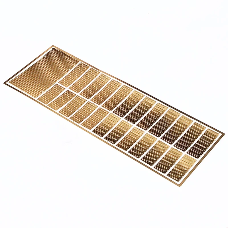 

1Set Brass Etching Sheet Anti-skid Plate Anti-slip Step Board Metal for RC Warship/Civil Simulation Ship Model DIY Accessories