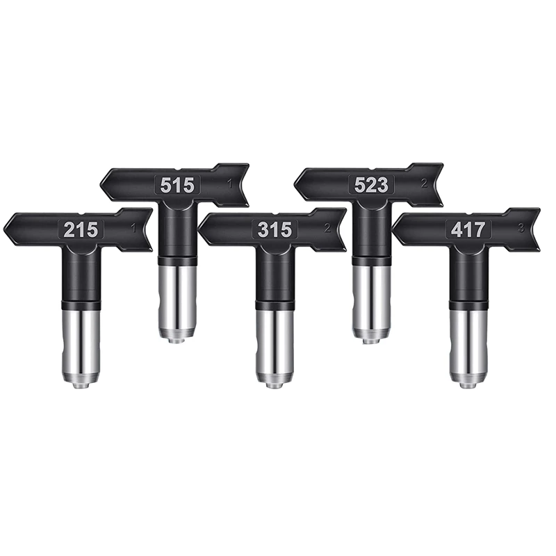 

5 шт., насадки для распыления краски без воздуха