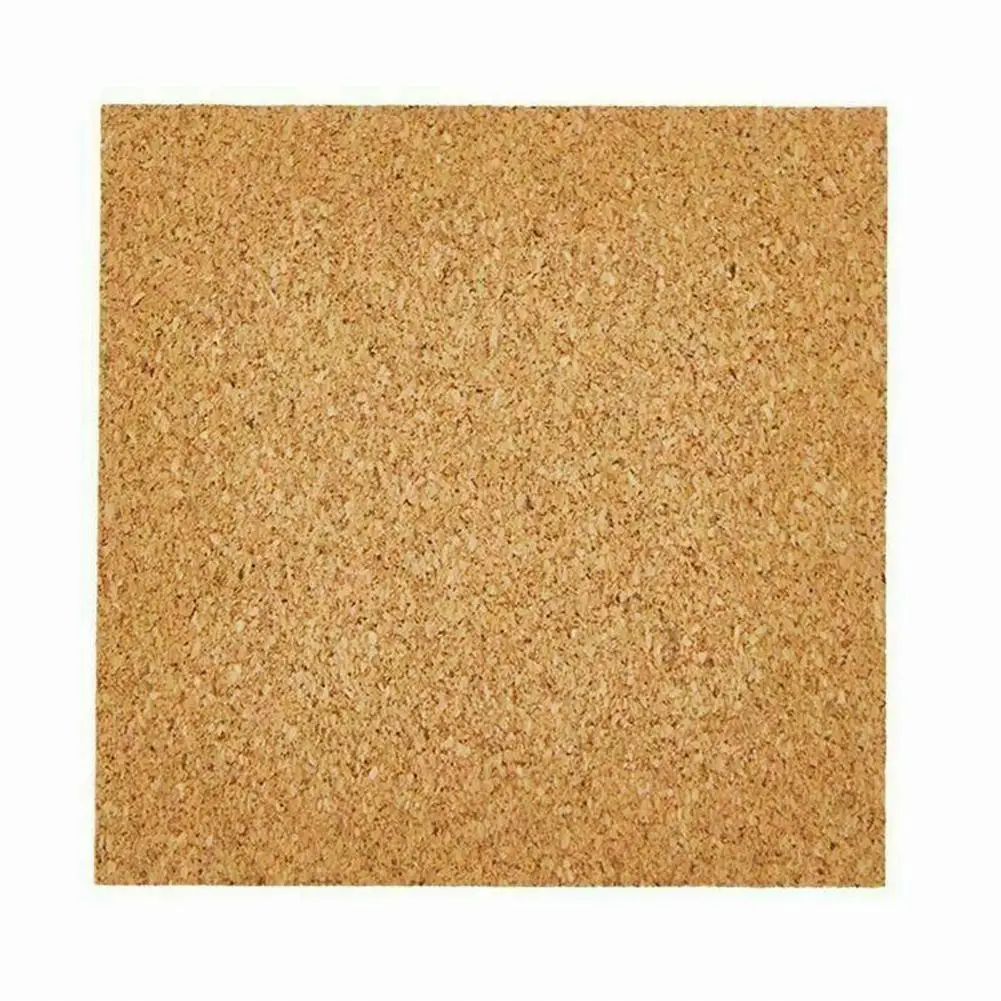 

40pcs Cork Coasters Pad Reusable Drink DIY Table Decor Kitchen Insulation Craft Squares Round Self Adhesive Cork Coaster Cup Mat