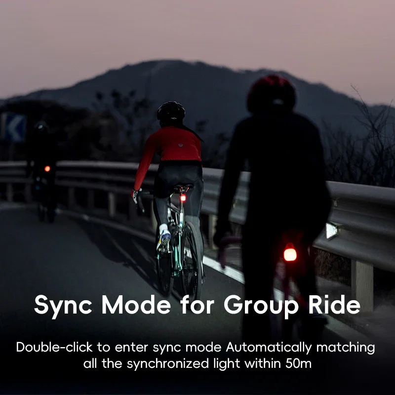 ROCKBROS задний фонарь для велосипеда MTB Road Smart Brake Sensing Sync Задний Ipx6 Водонепроницаемый