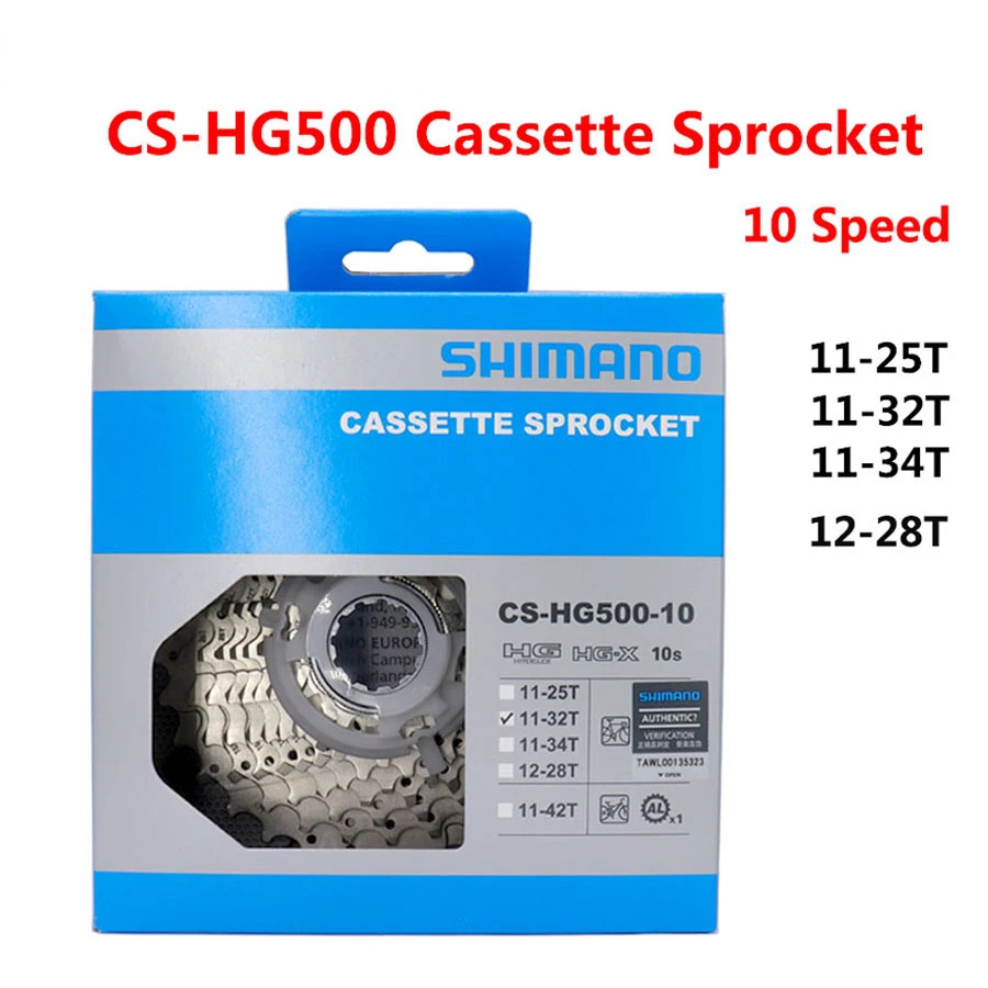 

Shimano Tiagra CS-HG500 Road Bike 10 Speed Cassette Sprocket Robust cassette for 10-speed road drivetrains