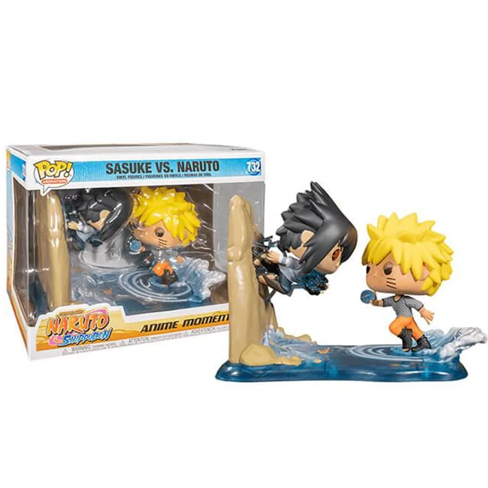 Funko Pop анимация Narutos Shippuden Sasuke VS. Наруто Аниме момент #732 виниловые фигурки героев
