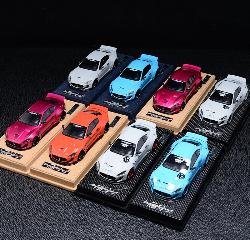 

YM модель 1:43 для Maserati GT LB, доступно несколько цветов, ограниченная серия, металлическая модель из смолы, строительный подарок на день рождени...