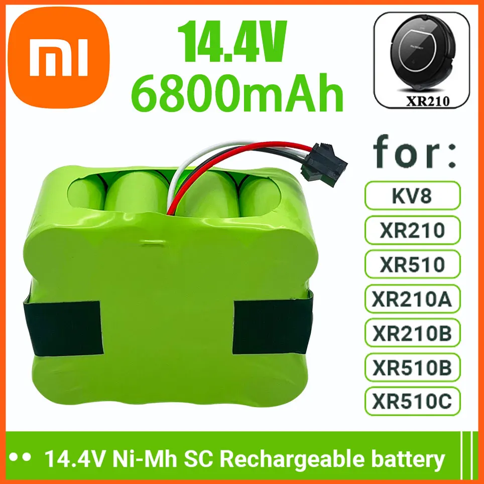 

Xiaomi 14.4V 6800mAh SC NiMH rechargeable battery for KV8 XR210 XR510 XR210A XR210B XR510B XR510D vacuum cleaner sweeping robot