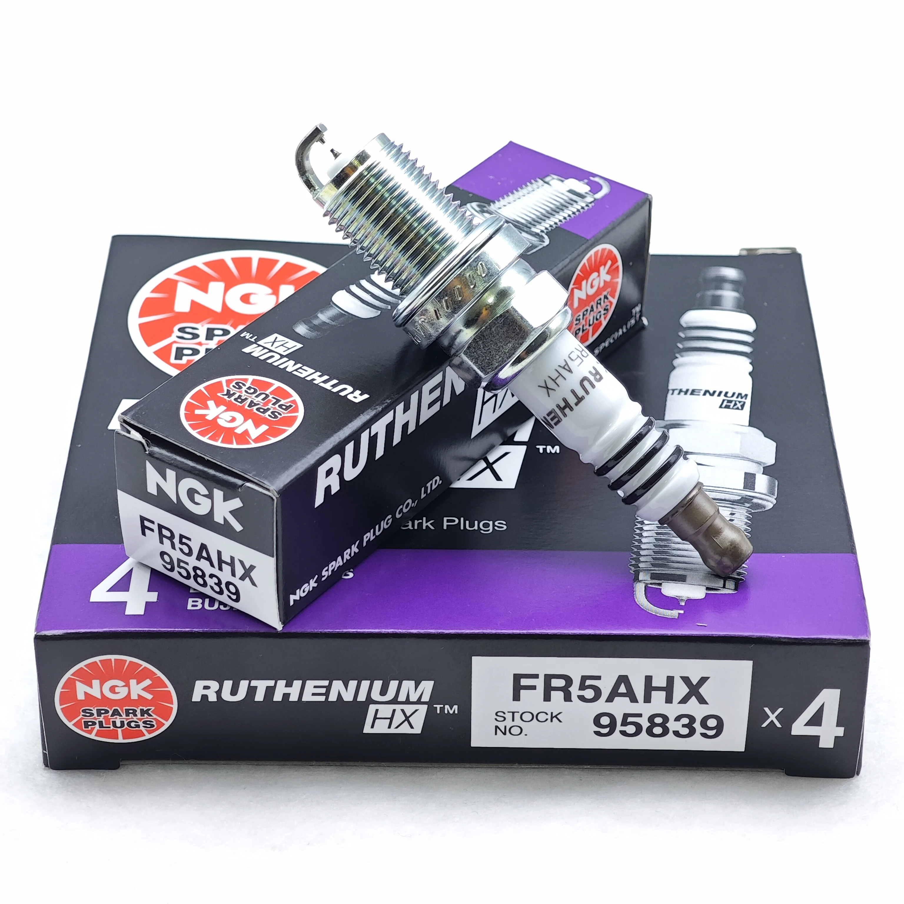 

4 шт. прямоугольная свеча зажигания NGK FR5AHX 95839 Обновление SK16R11 IK16TT IFR5T11 BKR5EIX-11 и т. д.