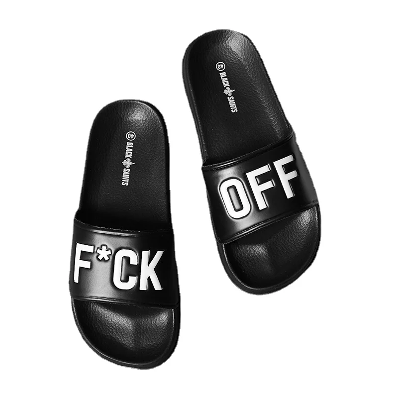 Сандалии мужские/женские быстросохнущие тапочки для дома и пляжа с креативными