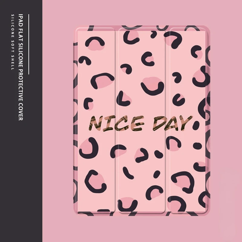 

Leopard Print Tablet Case for IPad 9.7/10.2/10.5/11 inch Pro 2018/19/20 Mini 1/2/3/4 air 5/6 Magnetic Smart Cover Funda